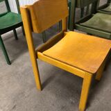 Series 10 colorful chairs design of the 80s