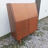 Writing desk 4 vintage drawers