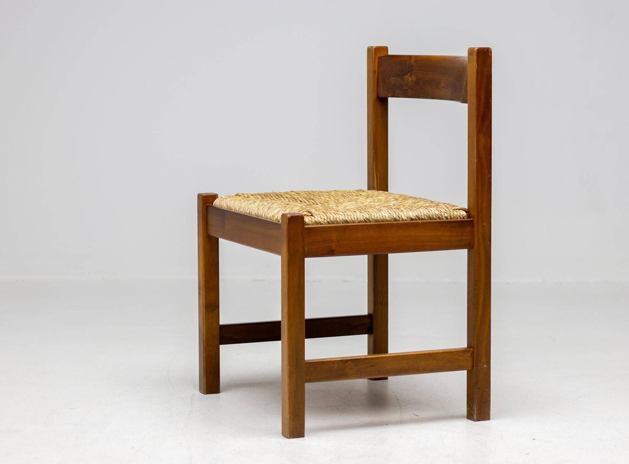 Set of four Torbecchia dining chairs by Giovanni Michelucci for Poltronova.
