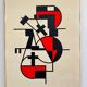 Sérigraphie de composition d'Erich Buchholz
