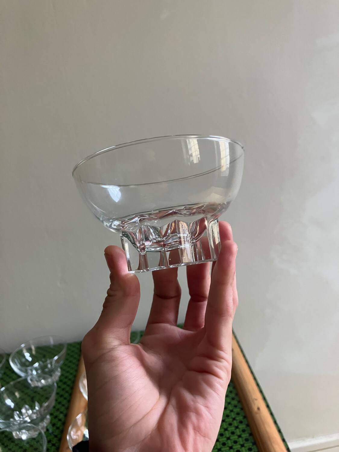 12 champagne glasses