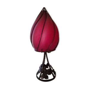 lampe en fer forgé art