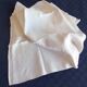 Lot de 5 serviettes de table en coton , ivoire clair , monogramme RP