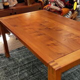 Solid elm dining table