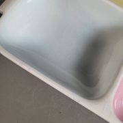 Plateau apéritif vintage en céramique
