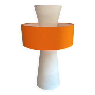 Lampe de meuble design Lamp'cône orange