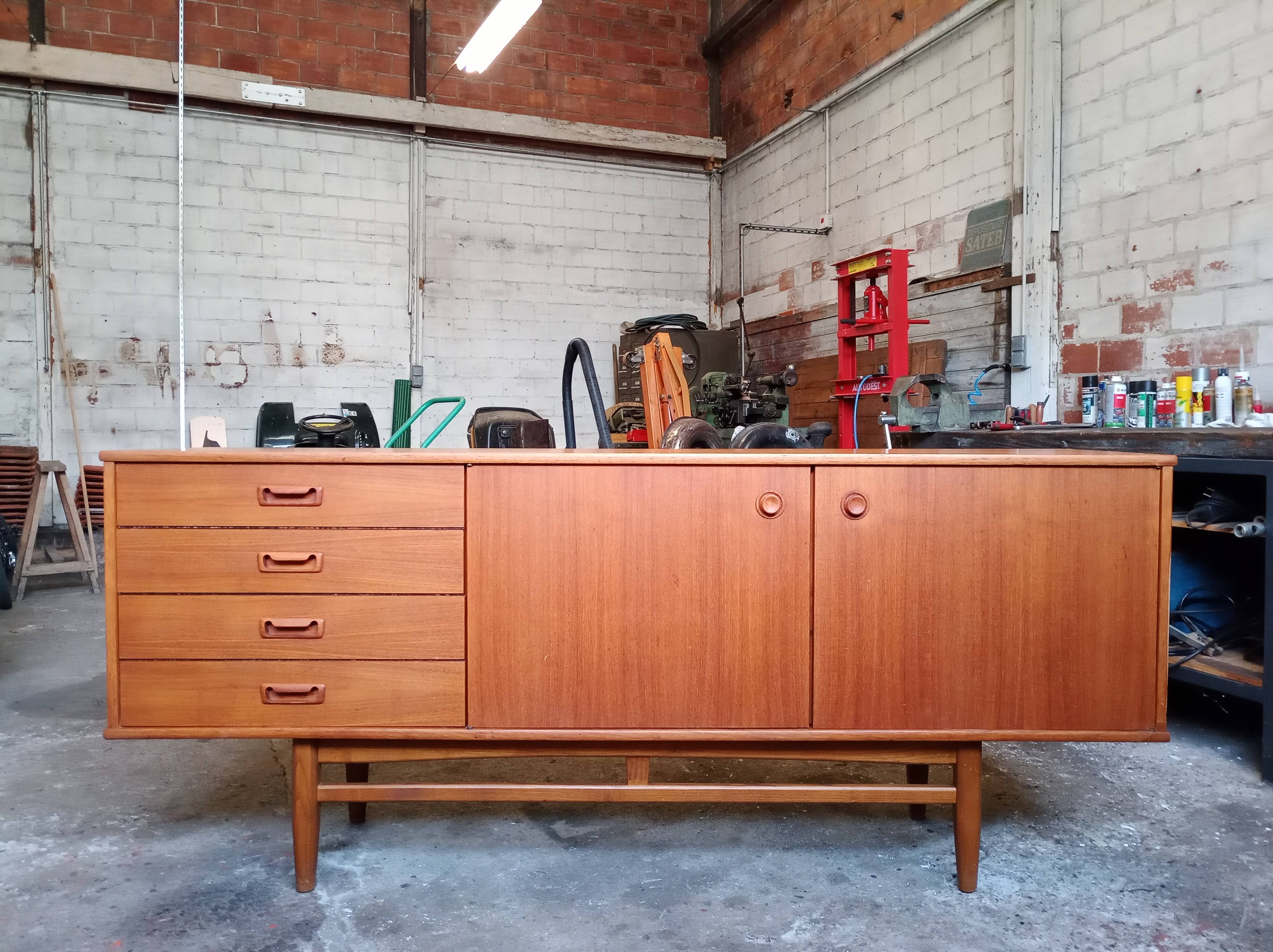 Scandinavian Doubinski teak sideboard