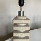 Lamp by Albert Tormos in limestone of the Luberon, Saint Tropez 1970