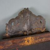 Old French fireplace mirror with beautiful ornament