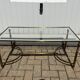 gold-plated brass coffee table