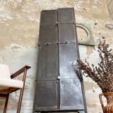 Industrial metal locker room