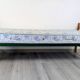 Vintage folding bed – wood and metal – 206 cm – rustic charm and practicality