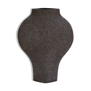 Vase en ceramique 'dal - noir’