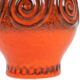 Vintage Orange Vase Jasba West Germany Pottery Retro 322 11-28