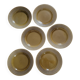 Set of 6 Niderviller flat plates