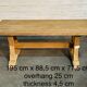 Monastery-style table
