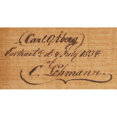 Carl Peter Lehman oil painting