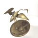 Vintage brass heron