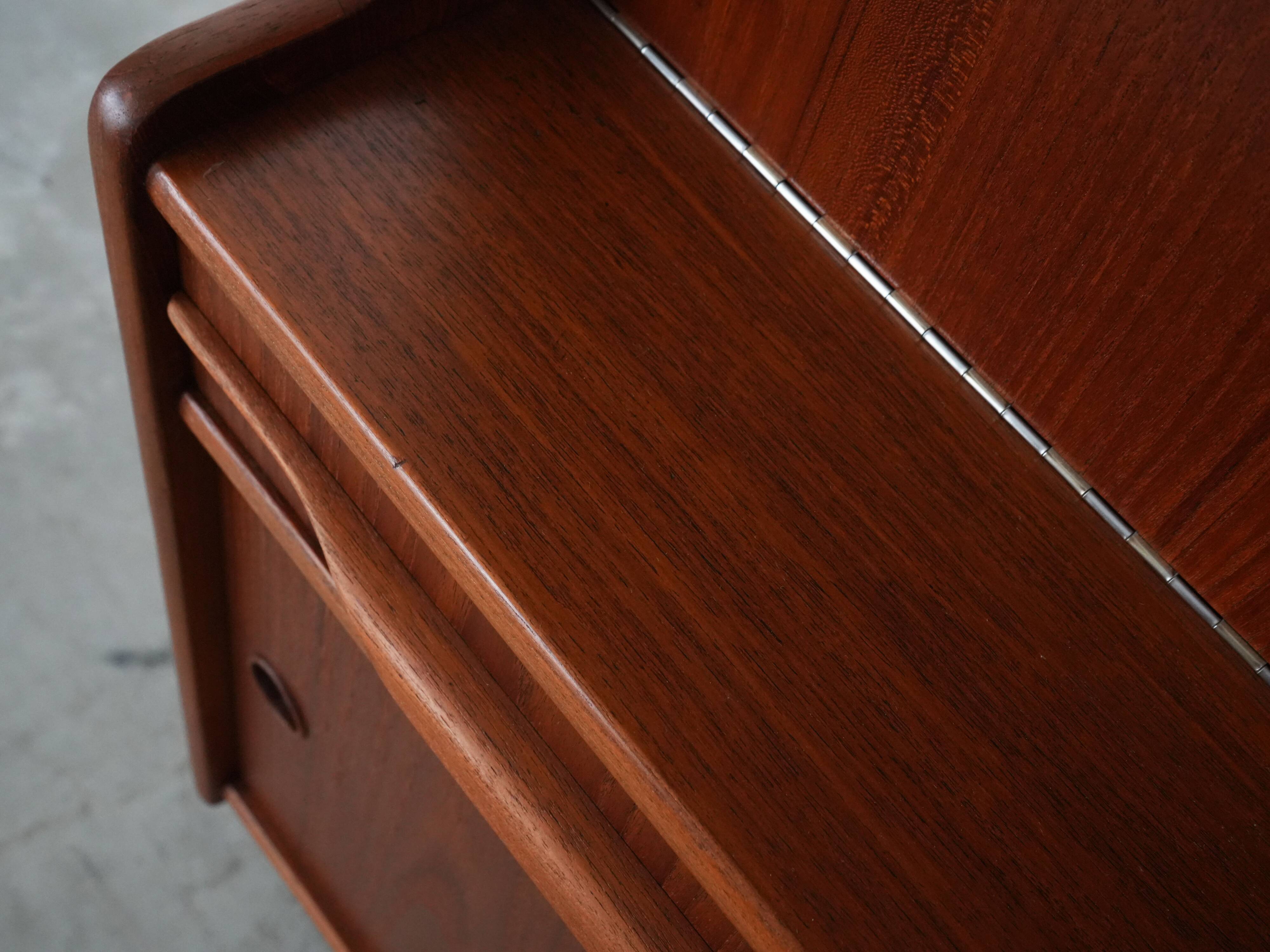 Teak highboard, Danish design, 1960s, production: Denmark