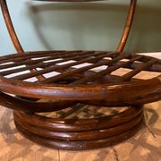 Vintage bamboo rattan coffee table