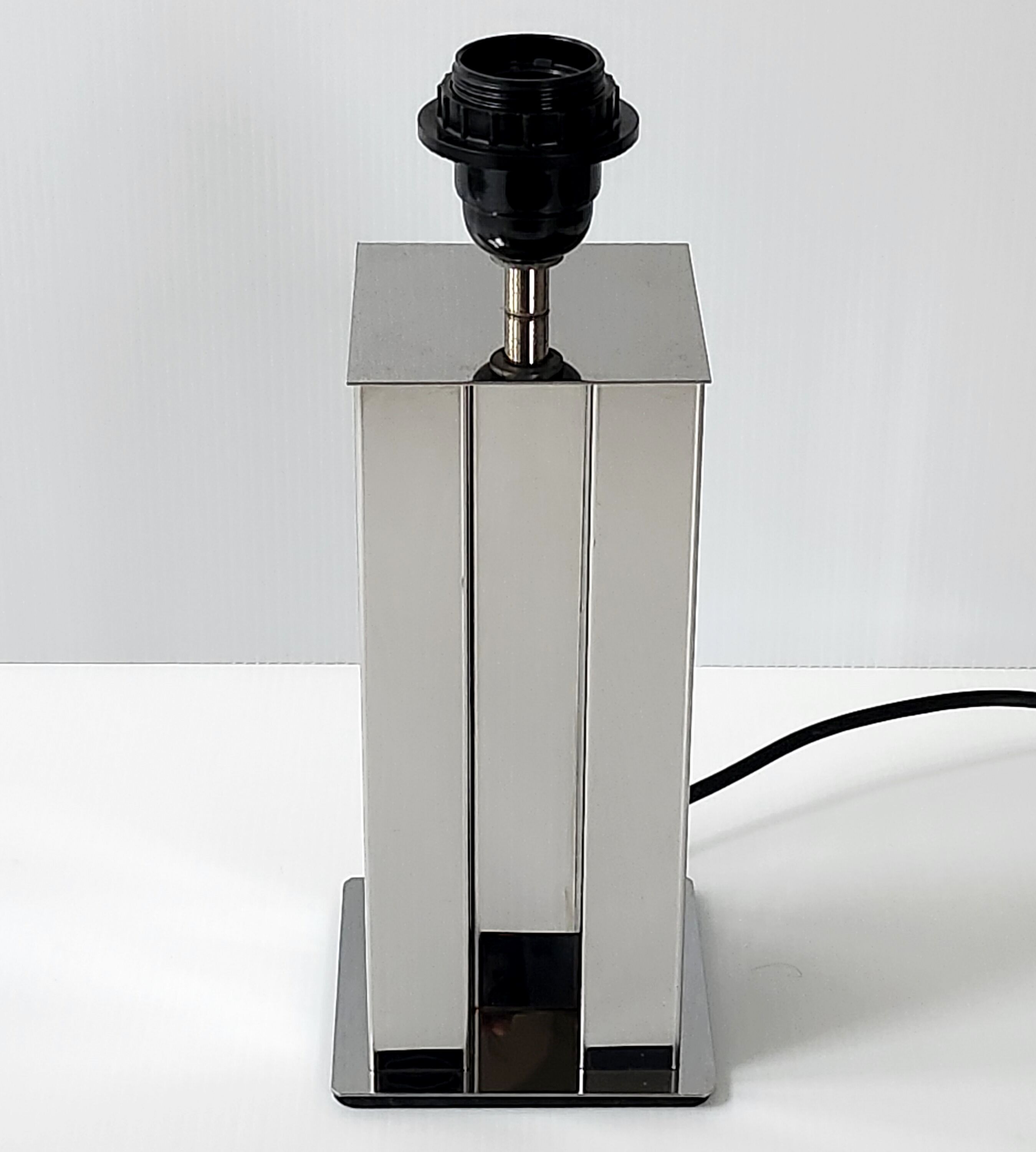 Vintage lamp foot 1970 chrome