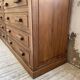 50s pitch pine haberdashery cabinet