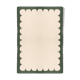 Tapis en laine vert
