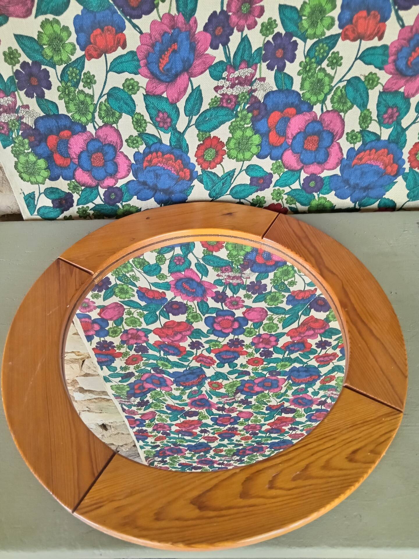 Miroir en bois