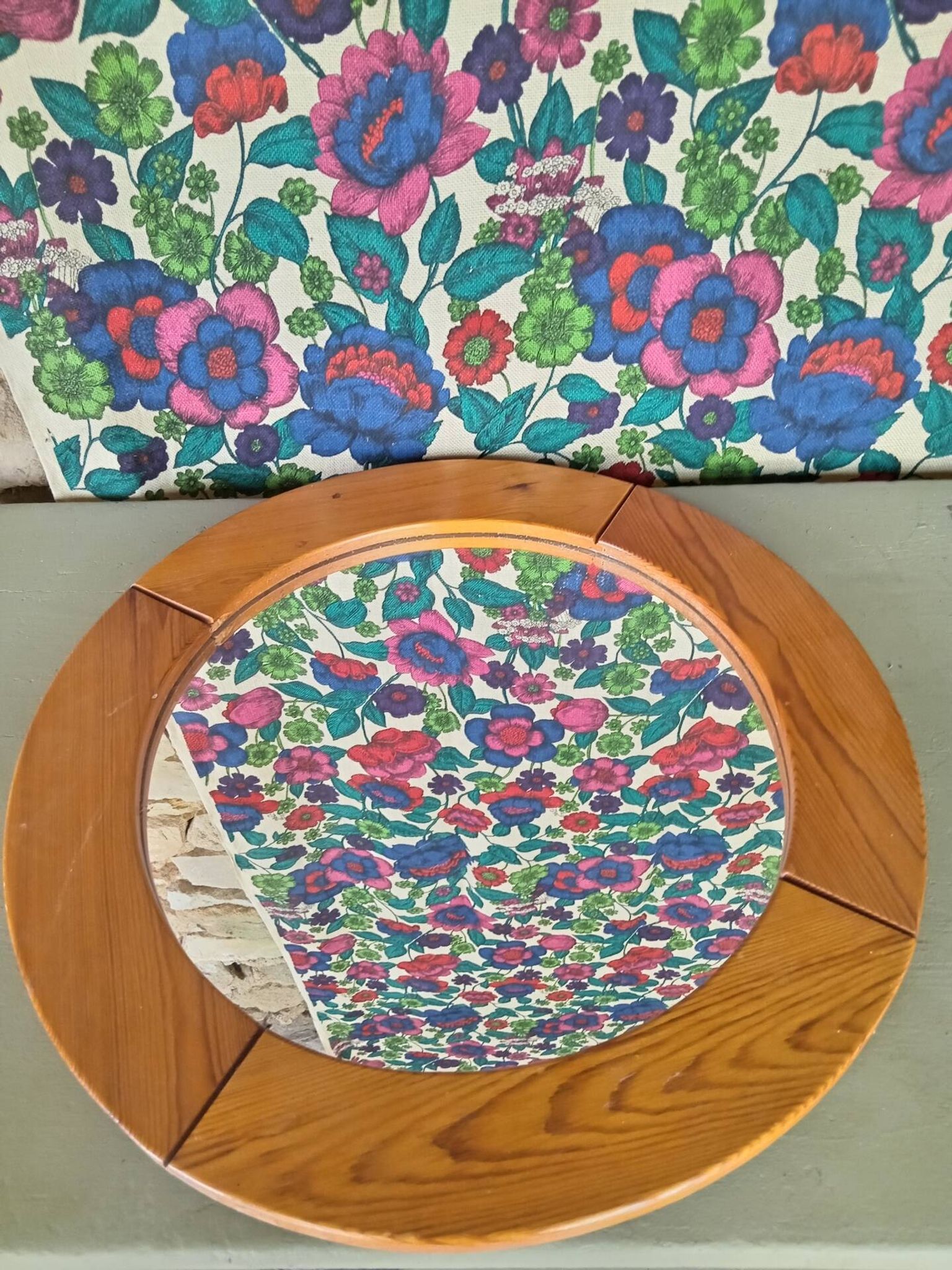 Miroir en bois