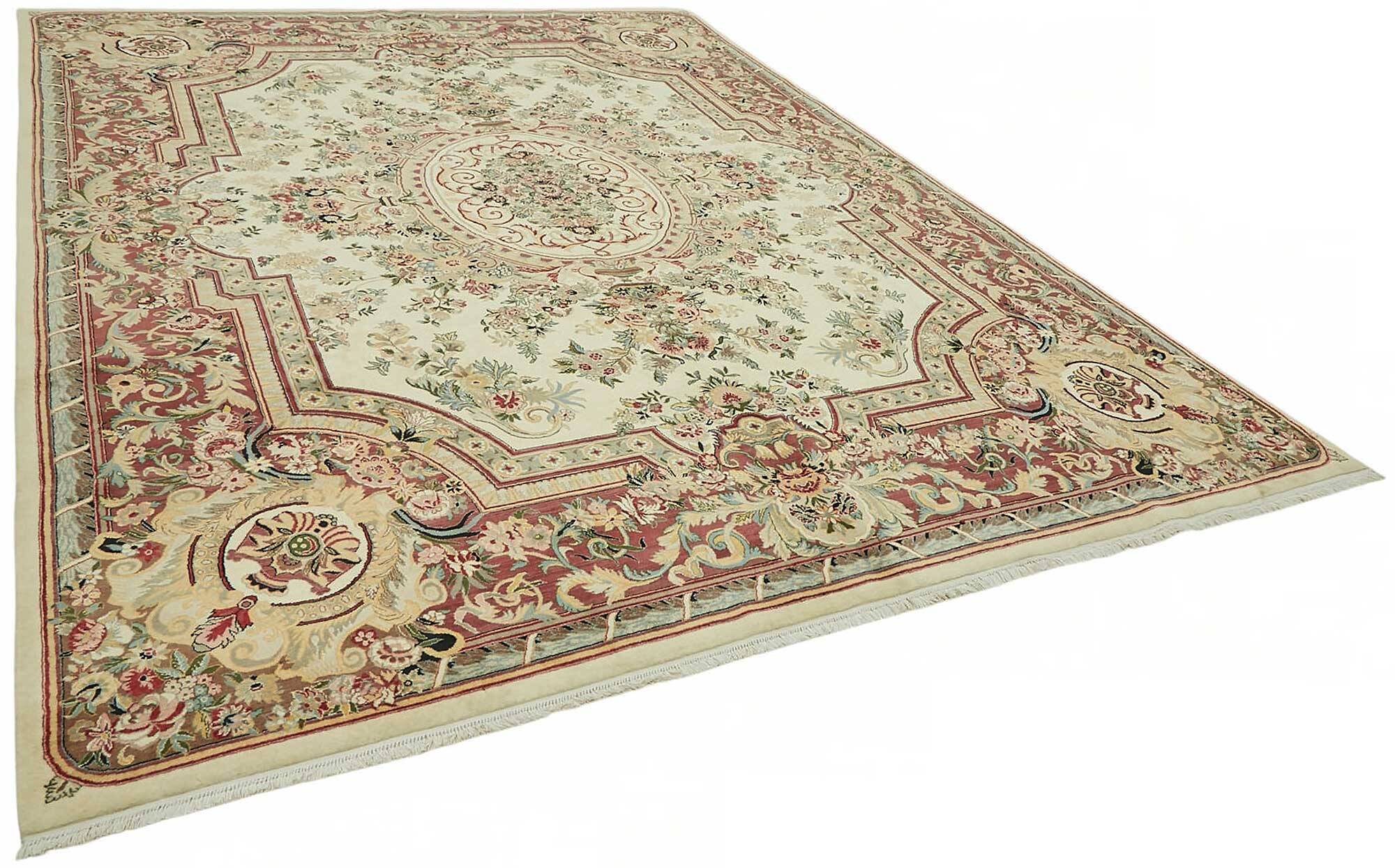 Turkish Handknotted Wool Oushak Rug 274 cm x 368 cm