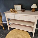 Powder pink chest of drawers