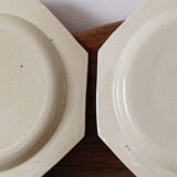 Set of 6 plates in Chantilly faience