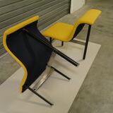 Pair of chairs wave - design Gianni Offredi - publisher Saporiti Italia - 1970