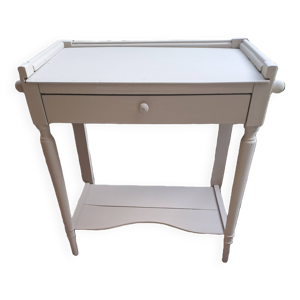 table d'appoint repeint - massif