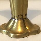 Brass vase with foot