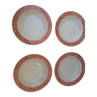 4 plates of villeroy and bosh