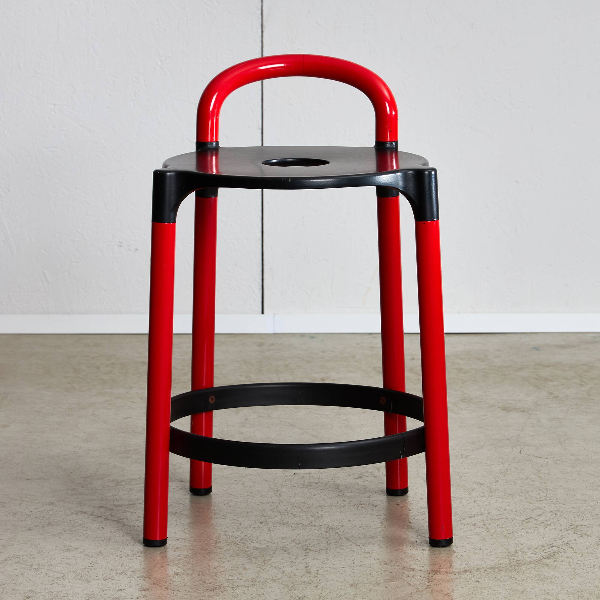 Polo Low Bar Stool by Anna Castelli Ferrieri for Kartell, 1979