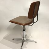60s camel office chair
