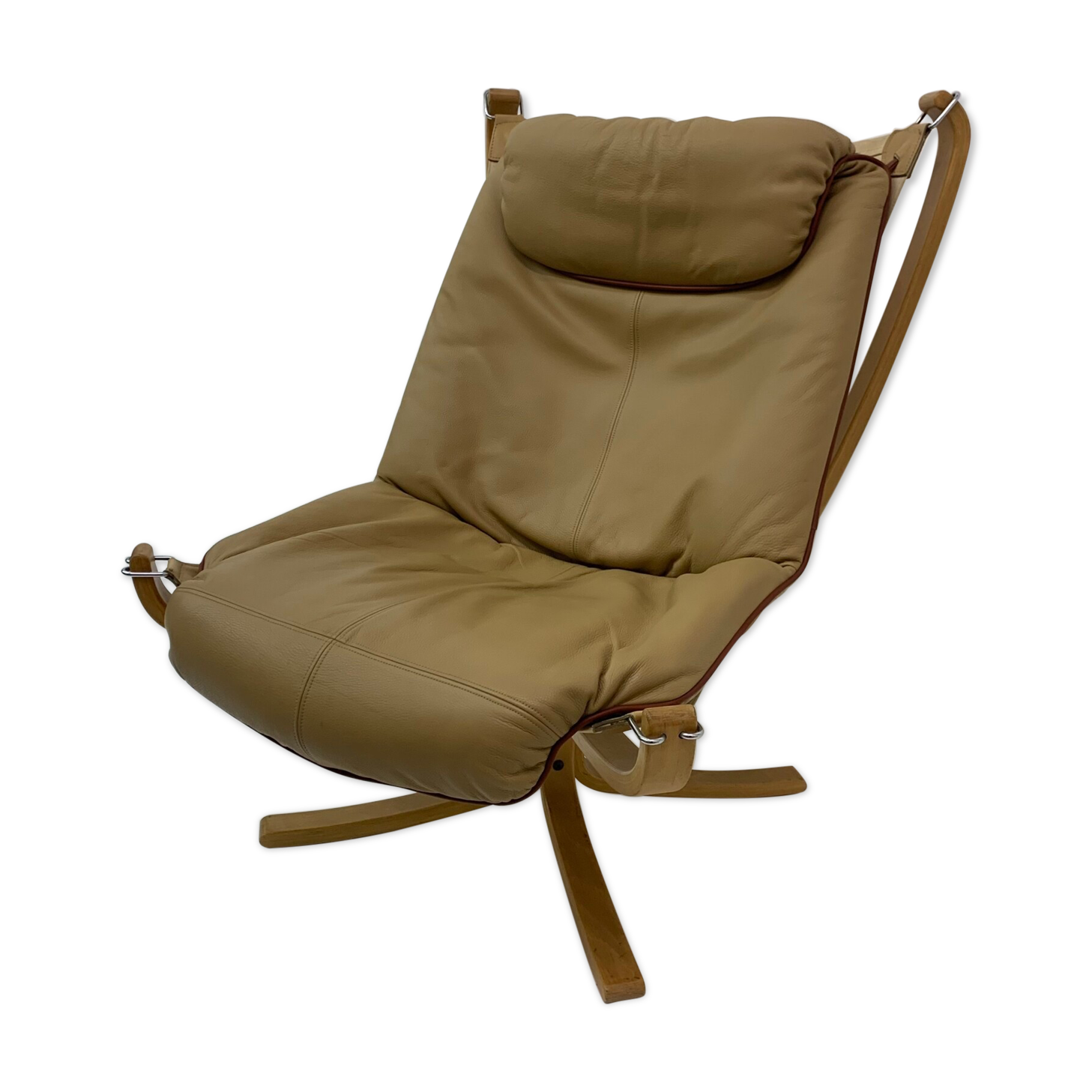 Falcon leather armchair by Sigurd Ressel for Vatne Møbler 1970s