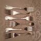 6 christofle Cluny fish forks, very good condition.