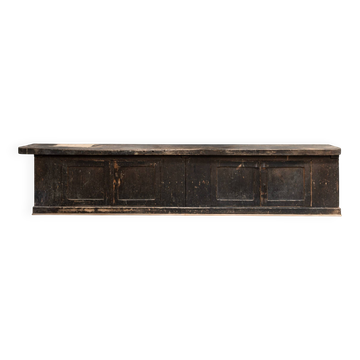 Majestueux meuble de métier ancien en chêne massif 404cm 1900