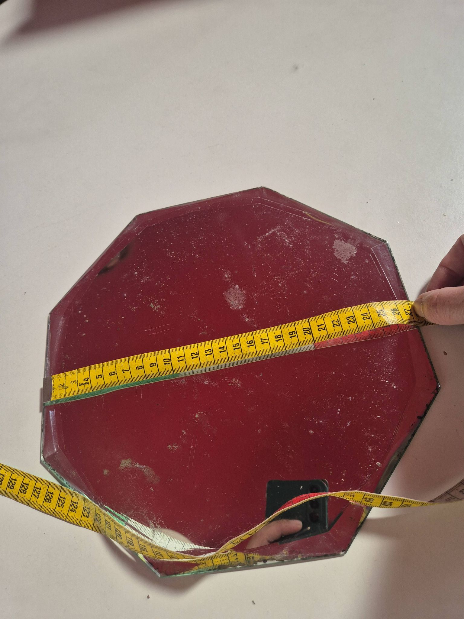 miroir vintage octogonal biseauté