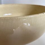 Enamelled ceramic salad bowl