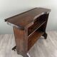 Rustic Carved Wooden Bar with Stools and Wine Chest, 20th Century