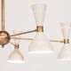 Moonlight 5-arm chandelier