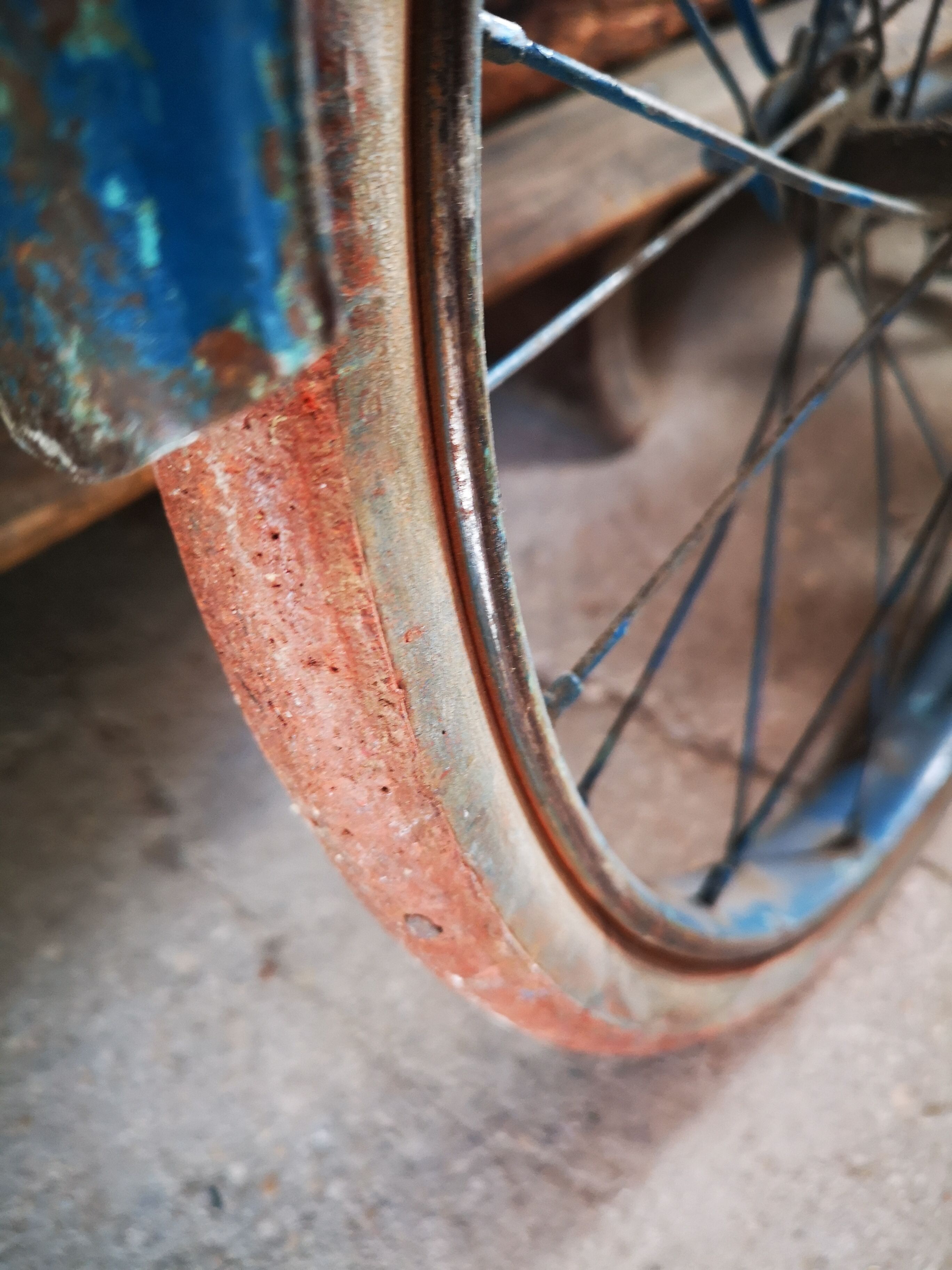 Vintage children's bike, Thomas cycles, 1950.