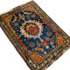Small handwoven oriental persian hamadan rug- 46x80cm