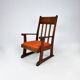 Dutch modernist oak armchair, 1920s