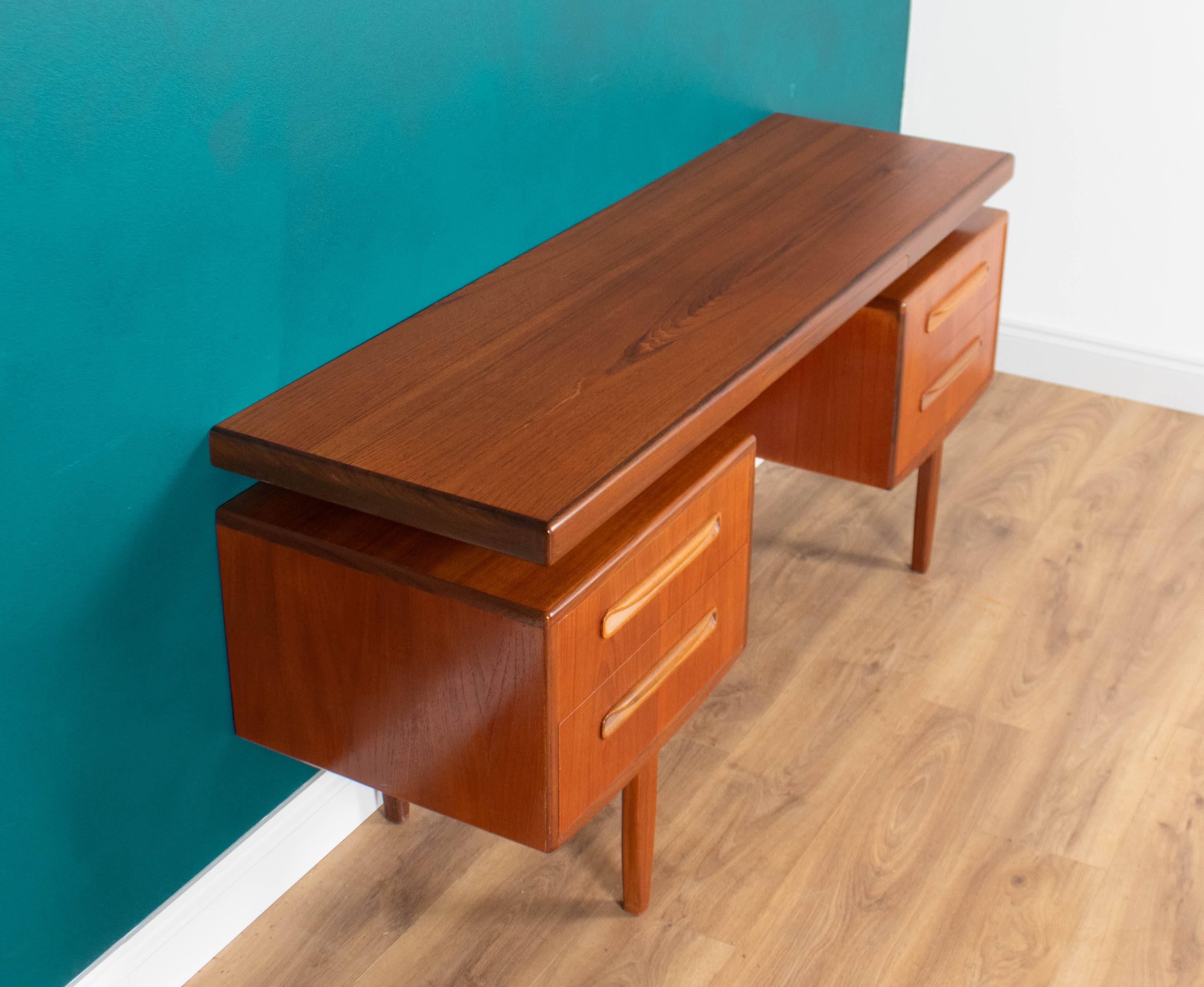 Retro Teak 1960s G Plan Fresco Desk By Viktor Wilkins