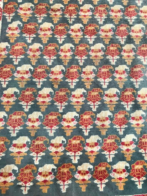 Very large carpet Algeria style done Donegal hand 292 X 686 CM